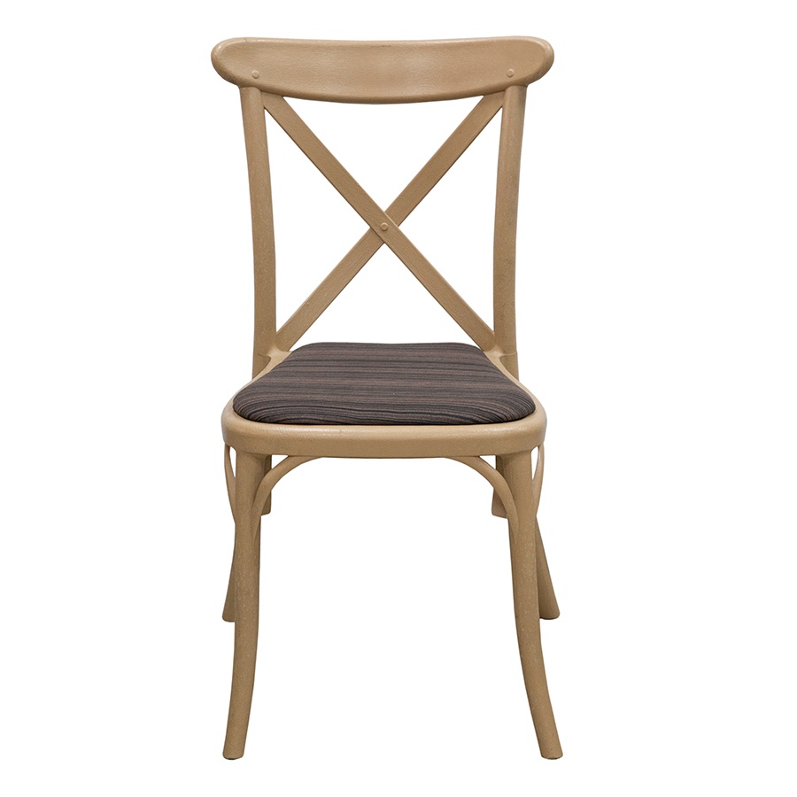 Стул пластиковый "Кантри" цветной (с мягким элементом)0