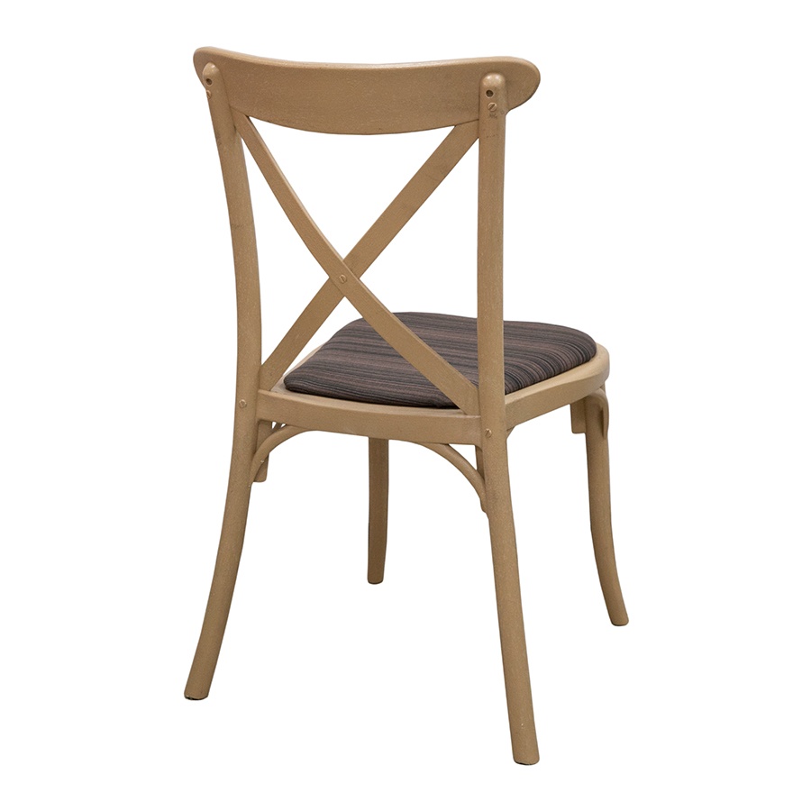 Стул пластиковый "Кантри" цветной (с мягким элементом)2