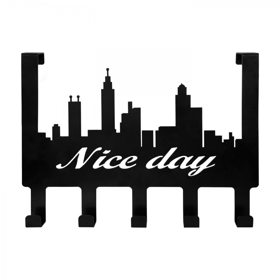 Крючок навесной, металлический "Nice day"