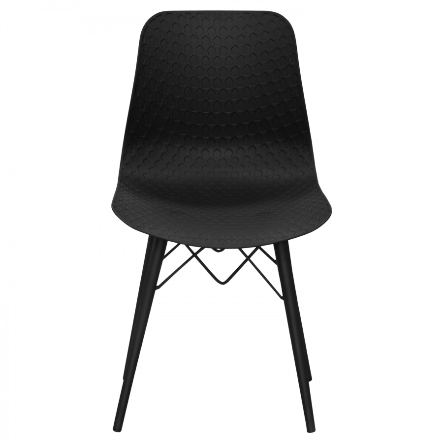 Стул "Кловер" чёрный (металлические ножки)0